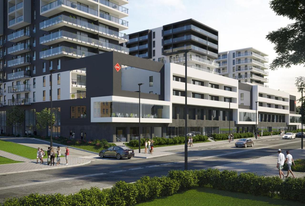 Ferienwohnung Q Apart Coral - Studio, Manufaktura, Parking Gratis, Tv Max, Fv, Gwarancja Zadowolenia Łódź Exterior foto